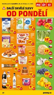 akční leták Penny Market 31.10.2024-6.11.2024