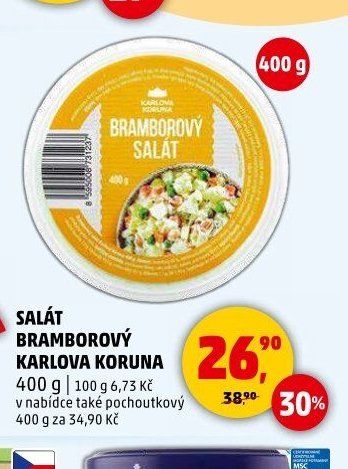 SALÁT BRAMBOROVÝ KARLOVA KORUNA
