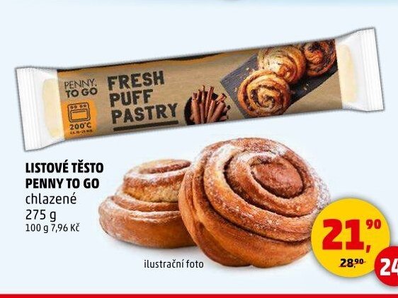 LISTOVÉ TĚSTO PENNY TO GO