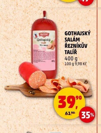 Gothajský salám Řezníkův talíř
