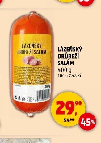 Lázeňský drůbeží salám