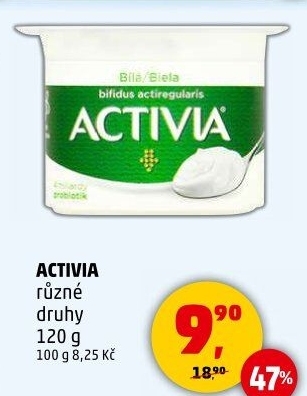 Bílý jogurt Activia Danone