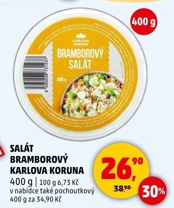 Bramborový salát Karlova Koruna