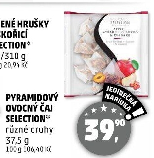 Čaj ovocný Selection - pyramidový