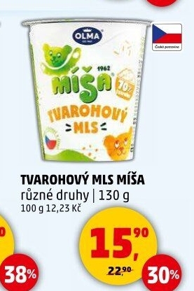Dezert Tvarohový mls Míša Olma