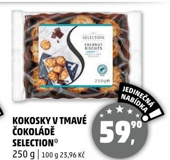Kokosky v čokoládě Selection