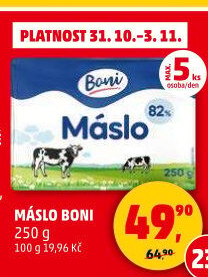 Máslo Boni