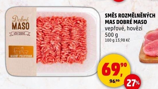 Mleté maso mix Dobré maso