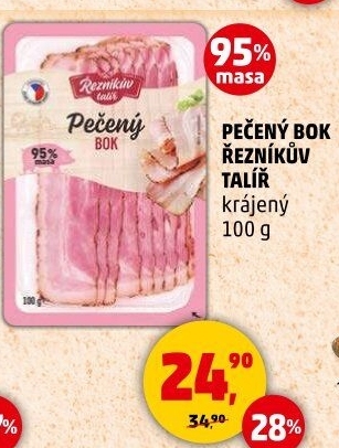Pečený bok Řezníkův talíř