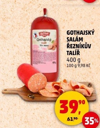 Salám Gothaj Řezníkův talíř