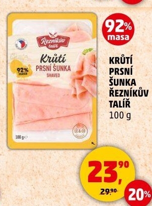 Šunka krůtí prsní Řezníkův talíř