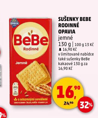 Sušenky Rodinné BeBe Opavia