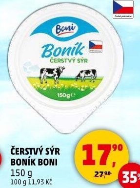 Sýr čerstvý Boník Boni