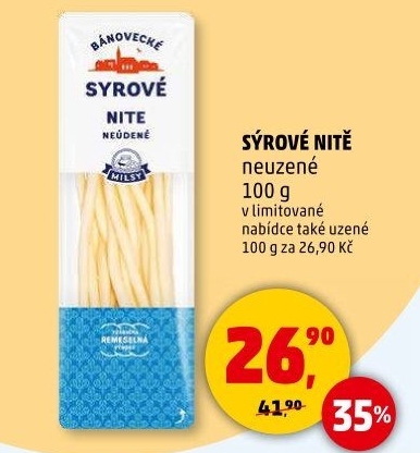 Sýrové nitě Bánovecké Milsy