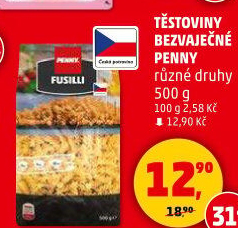 Těstoviny bezvaječné Penny