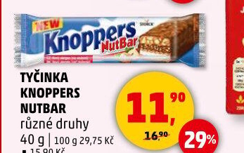 Tyčinka Knoppers NutBar Storck