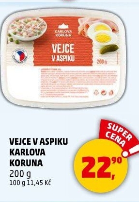 Vejce v aspiku Karlova Koruna