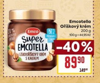 Emcotella Oříškový krém