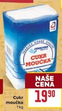 Cukr moučka Cukrovar Vrbátky