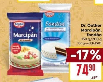 Marcipán Dr. Oetker