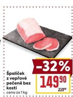Špalíček z vepřové pečeně bez kosti
