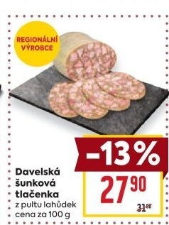 Tlačenka šunková davelská