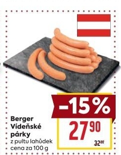 Vídeňské párky Berger