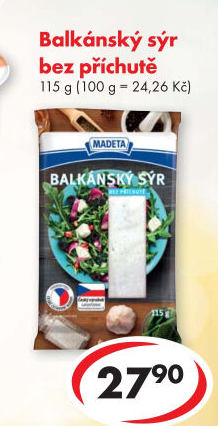 Balkánský sýr Madeta