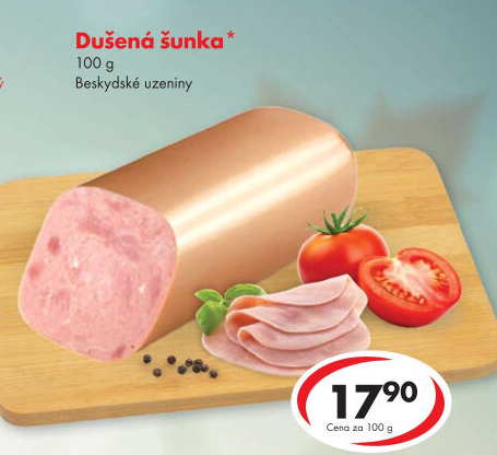 Dušená šunka Beskydské uzeniny Chodura