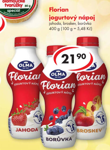 Jogurtový nápoj Florian Olma