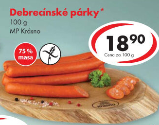 Párky debrecínské Krásno