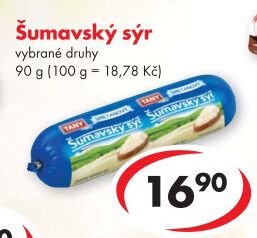 Sýr tavený Šumavský Tany
