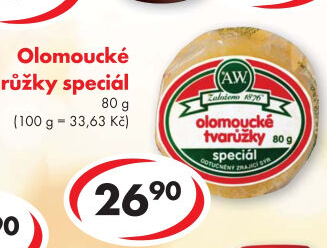 Sýr tvarůžky olomoucké speciál A.W.