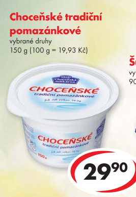 Tradiční pomazánkové Choceňské