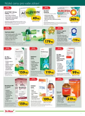 akční leták Dr. Max 1.11.2024-30.11.2024