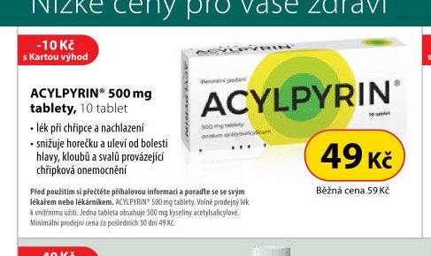 ACLYPYRIN 500 mg tablety