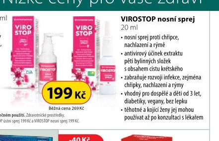 Virostop nosní sprej 20 ml