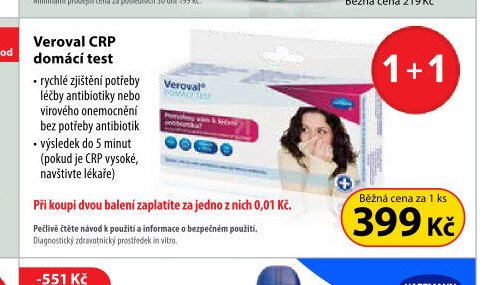 Veroval CRP domácí test