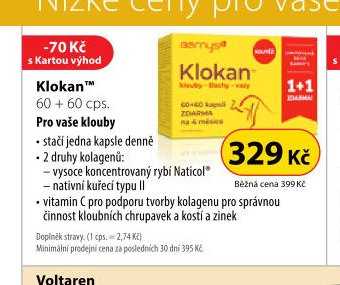 Klokan 60 + 60 cps.
