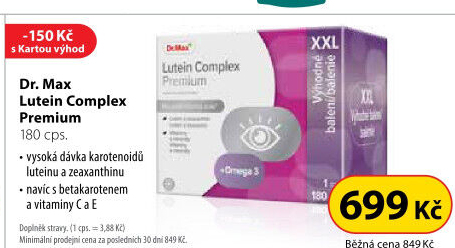 Doplněk stravy Lutein Complex Premium Dr.Max