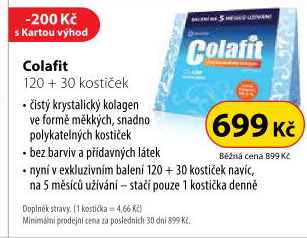 Doplněk stravy na klouby Colafit