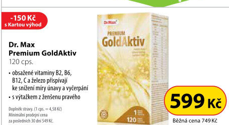 Doplněk stravy Premium GoldAktiv Dr.Max