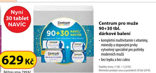 Doplněk stravy pro muže Centrum