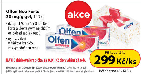 Gel proti bolesti a zánětu kloubů Olfen Neo Forte