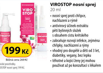 Nosní sprej Virostop Fytofontana