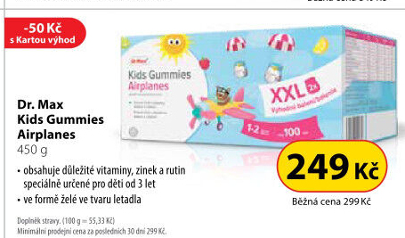 Želé s vitamíny Kids Gummies Dr.Max