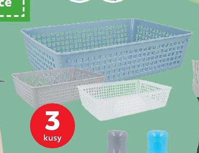 Plastový organizér (sada 3 kusy)