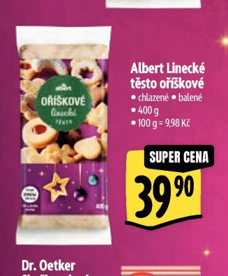 Albert Linecké těsto oříškové