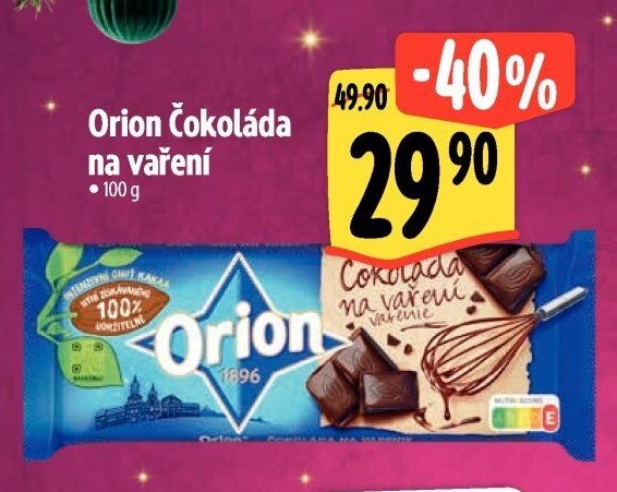 Orion Čokoláda na vaření