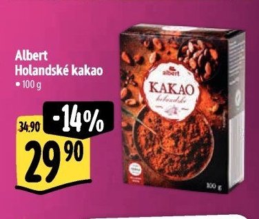 Albert Holandské kakao